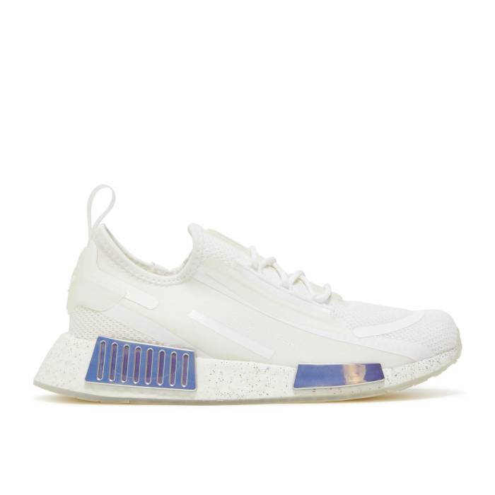 アディダス Adidas 【 Wmns Nmd_R1 Spectoo \u0027White Iridescent\u0027 Women Cloud White/Cloud White/Cloud White 】 レディース 白いこと 白いこと