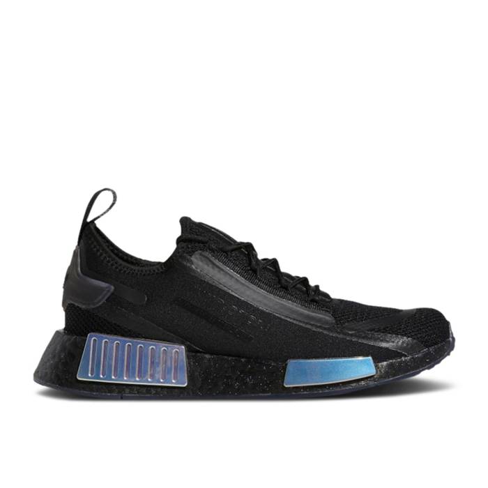 アディダス Adidas 【 Wmns Nmd_R1 Spectoo \u0027Black Iridescent\u0027 Women Core Black/Core Black/Core Black 】 レディース 中核グループ 黒いこと 黒いこと