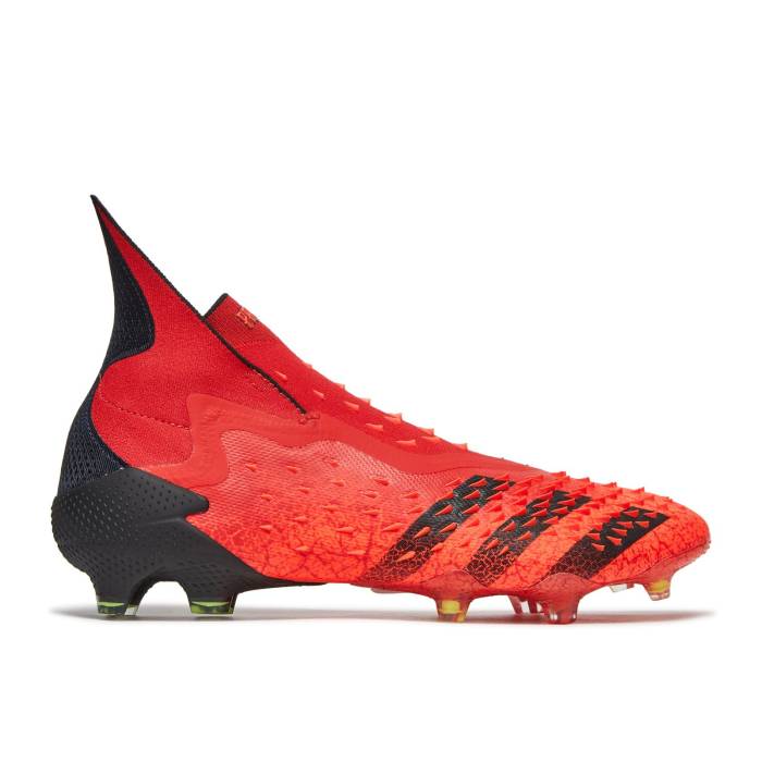 アディダス Adidas 【 Predator Freak+ Fg Demonskin - Solar Red Men Red/Core Black/Solar Red 】 プレデター メンズ Red 赤・レッド コア 黒色 ブラック