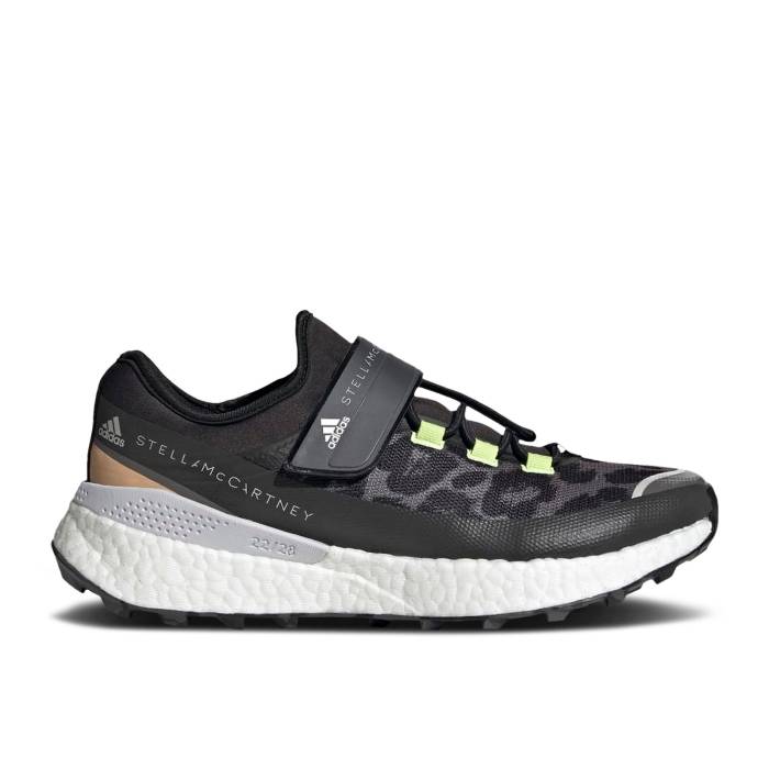 アディダス Adidas 【 Stella Mccartney X Wmns Outdoor Boost Rain.rdy Black Leopard Women Core Black/Granite/Solar Orange 】 ブースト レディース コア 黒色 ブラック orange 橙・オレンジ