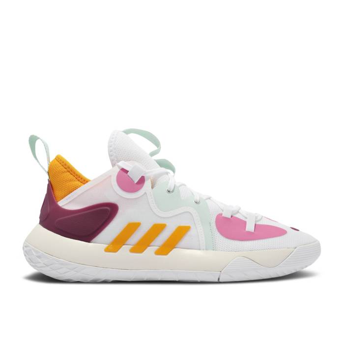 アディダス Adidas 【 Harden Stepback 2 'White Semi Solar Gold' Men Cloud White/Semi Solar Gold/Halo Mint 】 ハーデン ステップバック メンズ 白色 ホワイト ゴールド