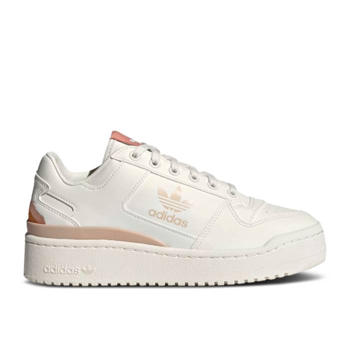 アディダス Adidas 【 Wmns Forum Bold \u0027White Ambient Blush\u0027 Women Cloud White/Off White/Ambient Blush 】 討論会 レディース 白いこと 白いこと