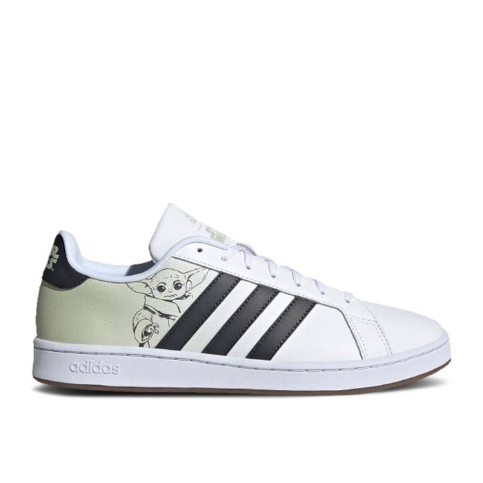 アディダス Adidas 【 Star Wars X Grand Court 'Baby Yoda' Men Cloud White/Carbon/Halo Green 】 グランド コート メンズ 白色 ホワイト カーボン green 緑・グリーン 59,565円