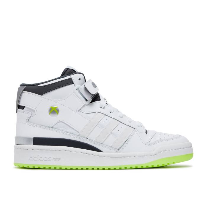 アディダス Adidas 【 Xbox 360 X Forum Mid \u002720Th Anniversary\u0027 Men Cloud White/Cloud White/Grey Five 】 討論会 ミッド メンズ 白いこと 白いこと 薄墨色 薄墨色 メンズ靴-スニーカー-靴