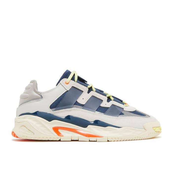 アディダス Adidas 【 Niteball Crew Navy Men Crew Navy/Cream White/Solar Orange 】 メンズ クルー 紺色 ネイビー クリーム 白色 ホワイト orange 橙・オレンジ