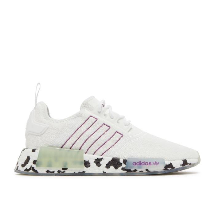 アディダス Adidas 【 Wmns Nmd_R1 \u0027Color Splash - White Active Purple\u0027 Women Cloud White/Active Purple/Cloud White 】 白いこと 白いこと レディース 白いこと 白いこと Purple 紫・パープル