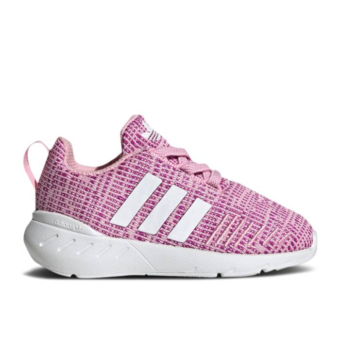 アディダス Adidas 【 Swift Run 22 I 'True Pink' Infant True Pink/Cloud White/Vivid Pink 】 Swift ラン ベビー pink ピンク 白色 ホワイト|スニケス