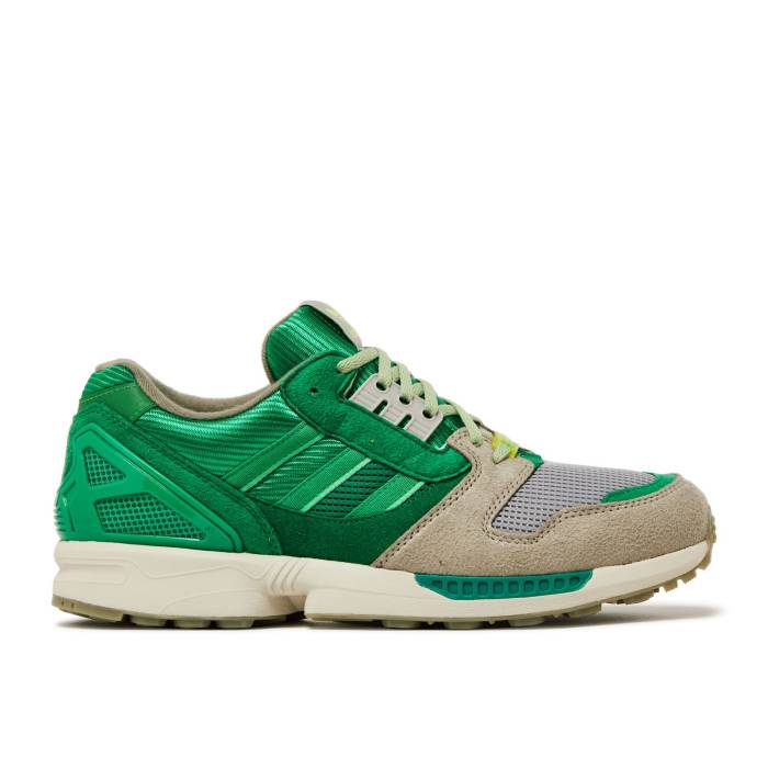アディダス Adidas 【 Zx 8000 \u0027Fresh Mint Tea\u0027 Men Feather Grey/Alumina/Green 】 メンズ 薄墨色 薄墨色 green 緑・緑であること