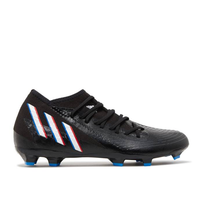 アディダス Adidas 【 Predator Edge.3 Fg 'Edge Of Darkness' Men Core Black/Cloud White/Vivid Red 】 プレデター メンズ コア 黒色 ブラック 白色 ホワイト Red 赤・レッド