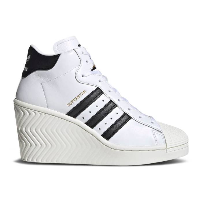 アディダス Adidas 【 Wmns Superstar Ellure 'White Black' Women Cloud White/Core Black/Off White 】 Superstar スーパースター レディース 白色 ホワイト コア 黒色 ブラック|スニケス