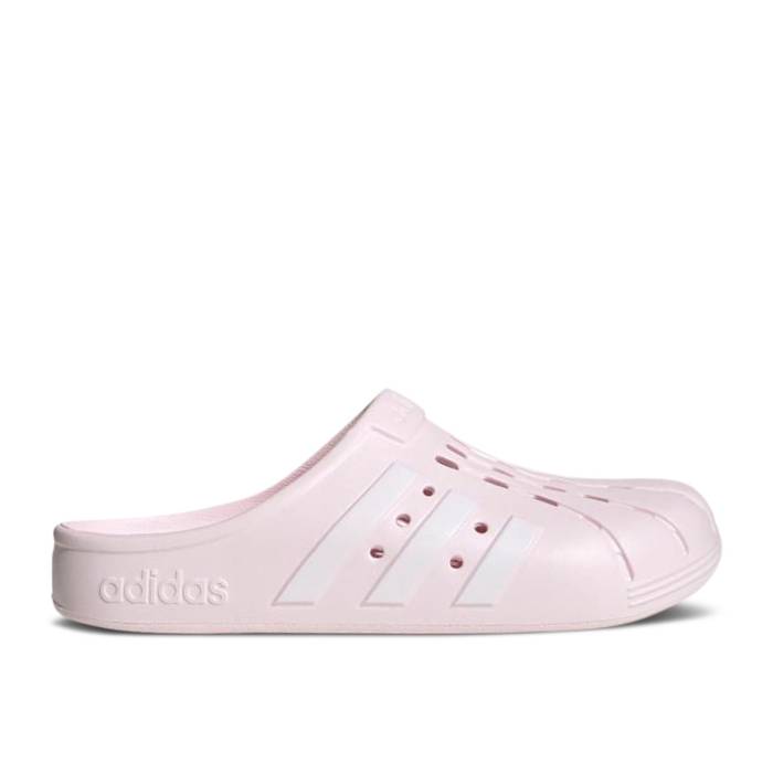 アディダス Adidas 【 Adilette Clog \u0027Almost Pink\u0027 Men Almost Pink/Cloud White/Almost Pink 】 アディレッタ メンズ pink サクラ色 白いこと 白いこと