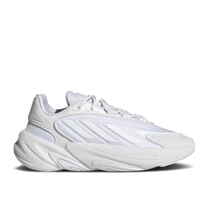 アディダス Adidas 【 Ozelia J \u0027Triple White\u0027 Youth Cloud White/Cloud White/Cloud White 】 御坊っちゃん キッズ 白いこと 白いこと