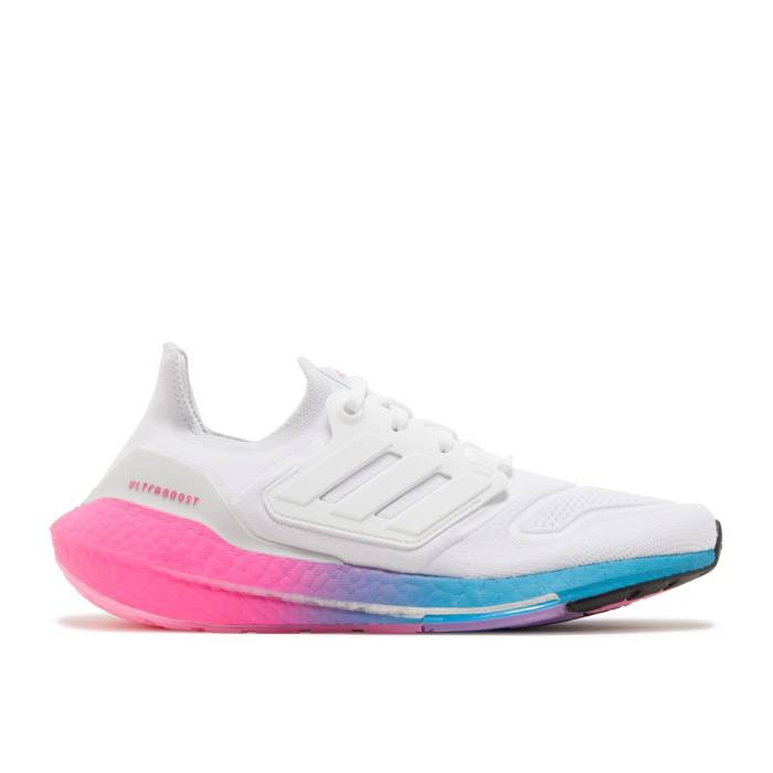 アディダス Adidas 【 Wmns Ultraboost 22 \u0027White Gradient\u0027 Women Cloud White/Cloud White/Team Shock Pink 】 レディース 白いこと 白いこと Team 野球クラブ ぼうぜん自失 pink サクラ色