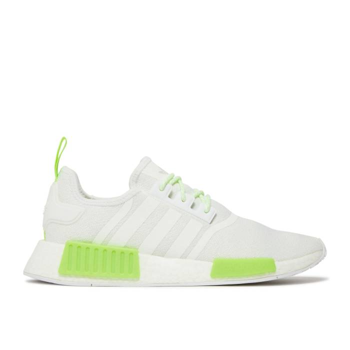 アディダス Adidas 【 Nmd_R1 'White Solar Green' Men Crystal White/Cloud White/Solar Green 】 メンズ 白色 ホワイト green 緑・グリーン