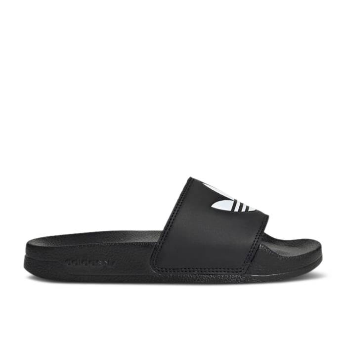 アディダス Adidas 【 Adilette Lite Slide J \u0027Black White\u0027 Youth Core Black/Cloud White/Core Black 】 アディレッタ 点火装置 Slide サンダル お坊っちゃん キッズ 中核グループ 黒いこと 黒いこと 白いこと 白いこと