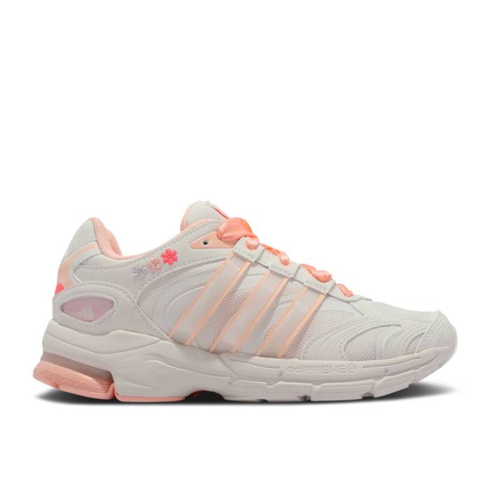 アディダス Adidas 【 Wmns Spiritain 2000 \u0027Cherry Blossom\u0027 Women Chalk White/Clear Orange/Acid Red 】 レディース 白いこと 白いこと orange 橙・オレンジ色 Red 赤・赤いこと
