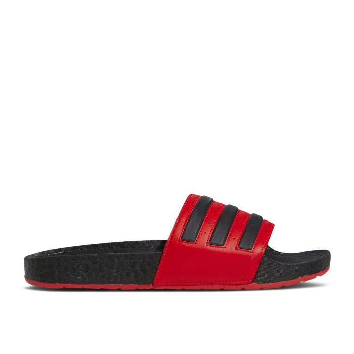 アディダス Adidas 【 Adilette Boost Slide 'Vivid Red' Men Vivid Red/Core Black/Core Black 】 アディレッタ ブースト Slide サンダル メンズ Red 赤・レッド コア 黒色 ブラック｜スニケス 29,315円