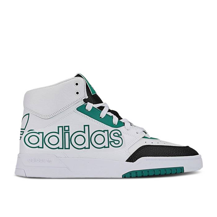 アディダス Adidas 【 Drop Step High \u0027White Hazy Green\u0027 Men Footwear White/Hazy Green/Core Black 】 御機嫌 メンズ 白いこと 白いこと green 緑・緑であること 中核グループ 黒いこと 黒いこと