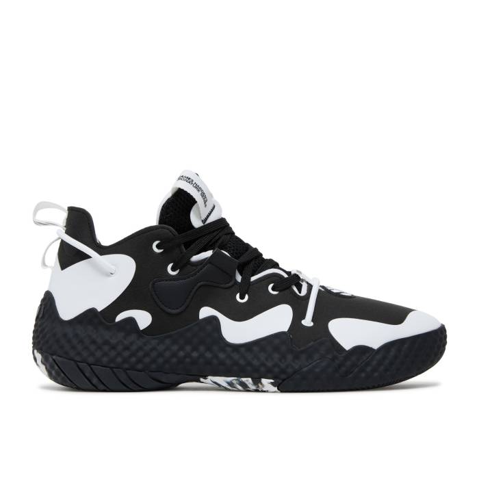 アディダス Adidas 【 Harden Vol. 6 \u0027Black White\u0027 Men Core Black/Core Black/Cloud White 】 ハーデン メンズ 中核グループ 黒いこと 黒いこと 白いこと 白いこと