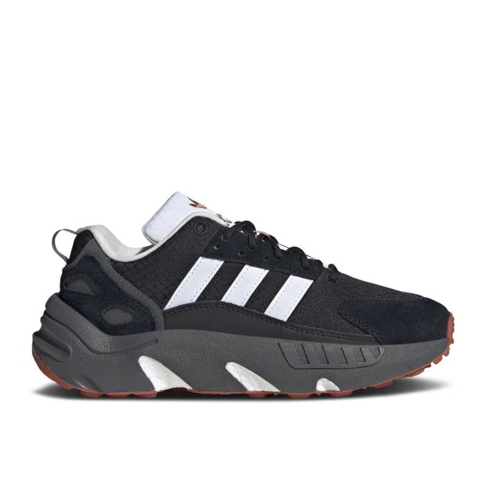 アディダス Adidas 【 Wmns Zx 22 Boost \u0027Black Grey\u0027 Women Core Black/Grey Five/Cloud White 】 ブースト レディース 中核グループ 黒いこと 黒いこと 薄墨色 薄墨色 白いこと 白いこと