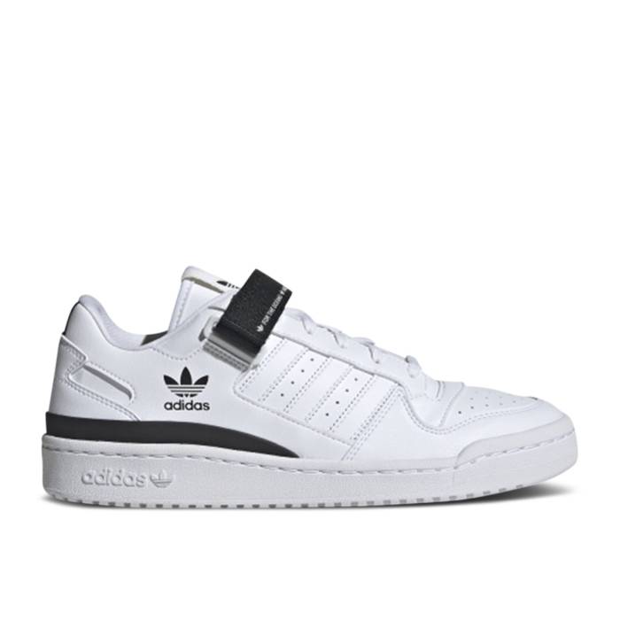 アディダス Adidas 【 Forum Low \u0027White Black\u0027 Men Footwear White/Footwear White/Core Black 】 討論会 メンズ 白いこと 白いこと 中核グループ 黒いこと 黒いこと