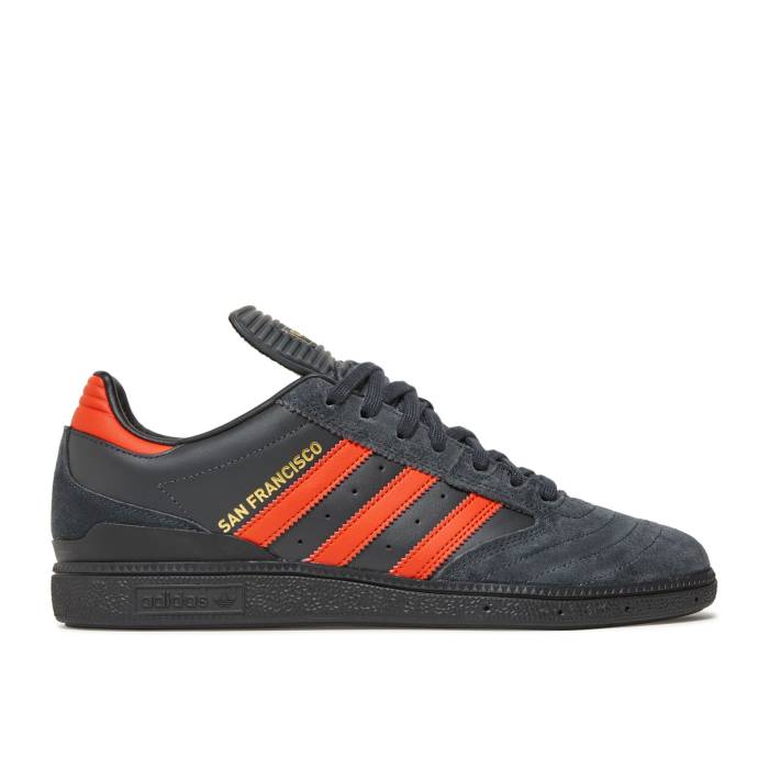 アディダス Adidas 【 Busenitz Pro \u0027San Francisco\u0027 Men Carbon/Collegiate Orange/Core Black 】 労働者階級 メンズ 炭素 orange 橙・オレンジ色 中核グループ 黒いこと 黒いこと