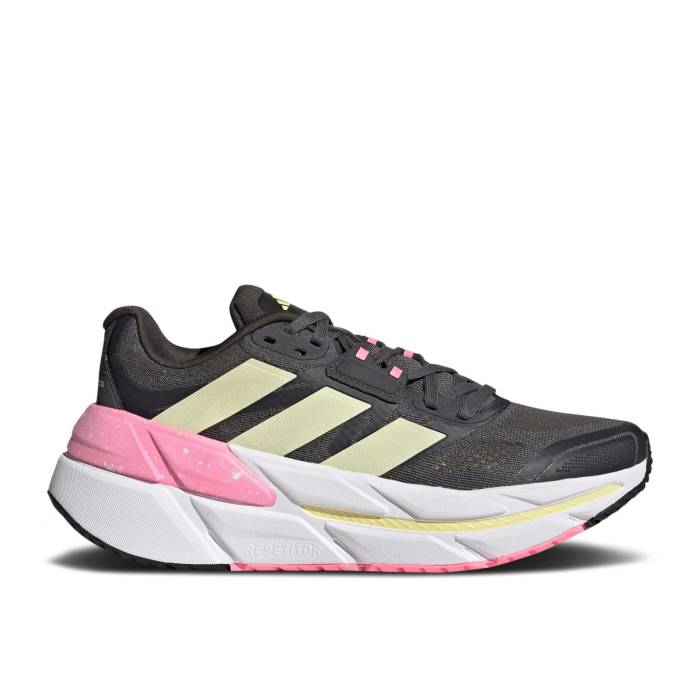 アディダス Adidas 【 Wmns Adistar Cs \u0027Grey Beam Pink\u0027 Women Grey Five/Almost Yellow/Beam Pink 】 レディース 薄墨色 薄墨色 yellow 黄味がかった・黄色 pink さくら色