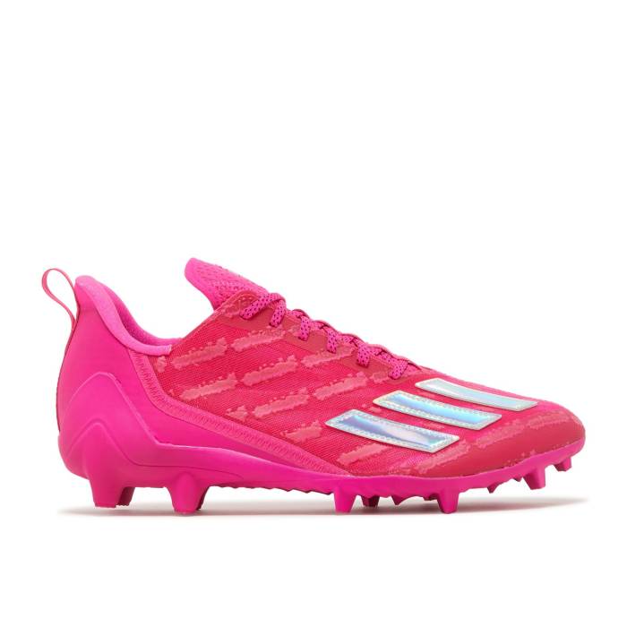 アディダス Adidas 【 Adizero Cleats 'Team Shock Pink' Men Team Shock Pink 2/Silver Metallic/Core Black 】 アディゼロ クリーツ スパイク ショック メンズ Team チーム ショック pink ピンク Silver 銀色・シルバー コ
