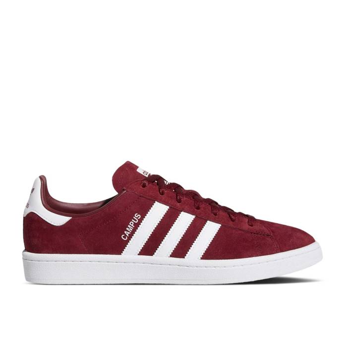 アディダス Adidas 【 Campus 'Collegiate Burgundy' Men Collegiate Burgundy/Cloud White/Cloud White 】 キャンパス メンズ ワイン色・バーガンディー 白色 ホワイト