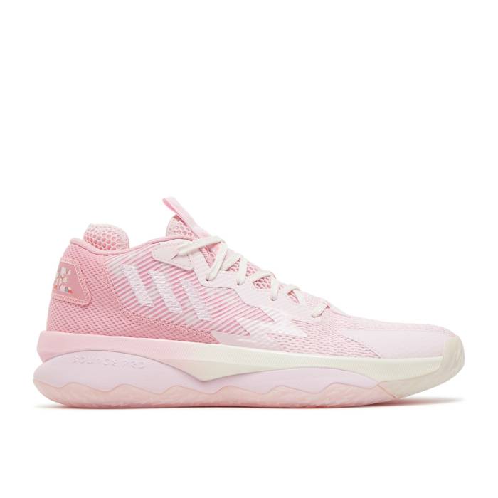 アディダス Adidas 【 Dame 8 akura Men Clear Pink/Chalk White/Light Pink 】 メンズ pink ピンク 白色 ホワイト