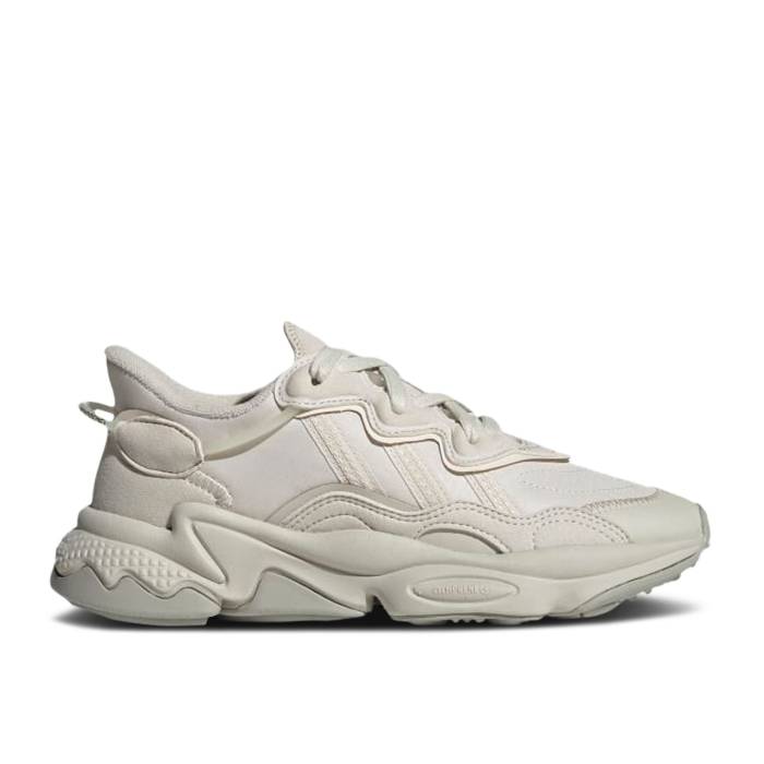 アディダス Adidas 【 Ozweego J 'Aluminium' Youth Aluminium/Wonder White/Metal Grey 】 ジュニア キッズ 白色 ホワイト メタル 灰色 グレー|スニケス