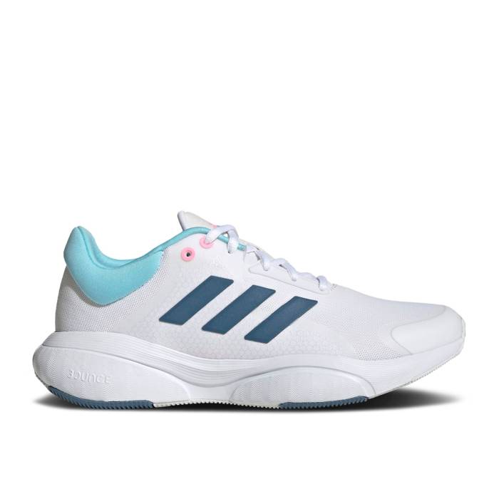 アディダス Adidas 【 Wmns Response \u0027White Altered Blue\u0027 Women Cloud White/Altered Blue/Beam Pink 】 Response 受け答え レディース 白いこと 白いこと 青碧 青碧 pink さくら色