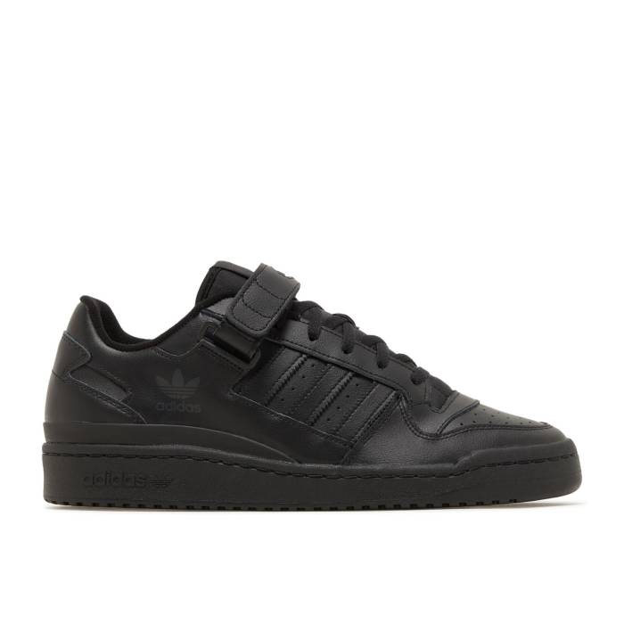 アディダス Adidas 【 Forum Low \u0027Triple Black\u0027 Men Core Black/Core Black/Core Black 】 討論会 メンズ 中核グループ 黒いこと 黒いこと