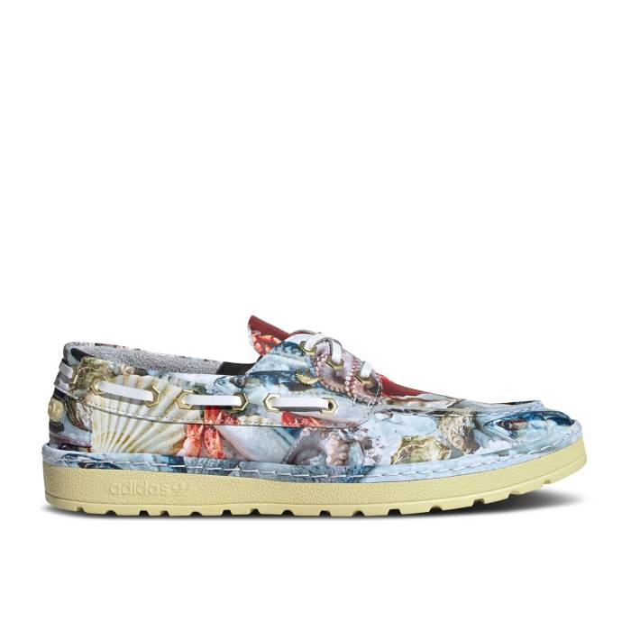 アディダス Adidas 【 Saint Florent \u0027Seafood\u0027 Men Cloud White/Cloud White/Gold Metallic 】 メンズ 白いこと 白いこと ゴールド