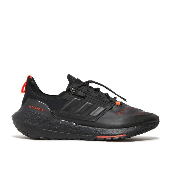 アディダス Adidas 【 Ultraboost 21 Gore-Tex 'Carbon Solar Red' Men Carbon/Core Black/Solar Red 】 ゴアテックス メンズ カーボン コア 黒色 ブラック Red 赤・レッド｜スニケス