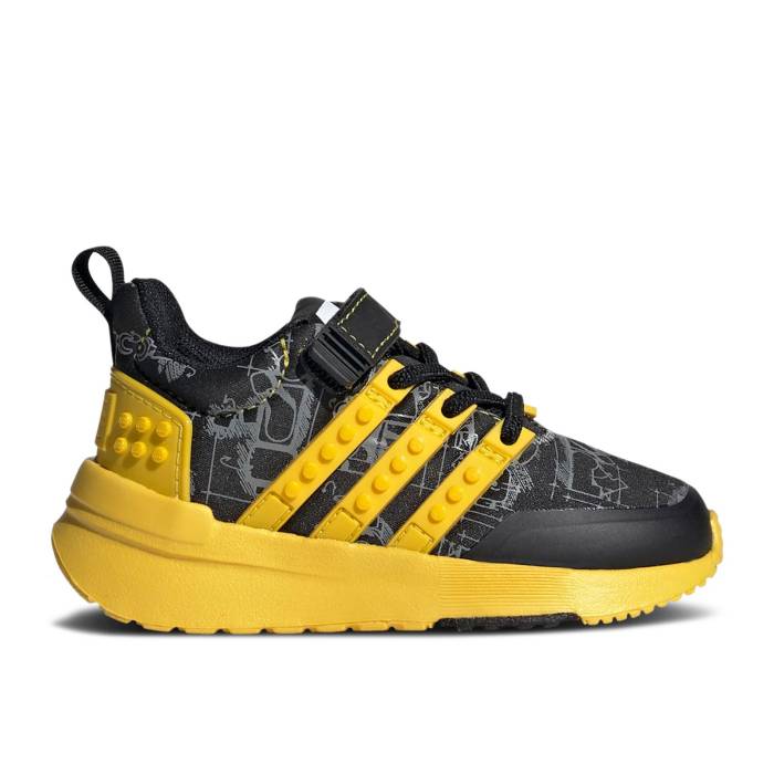 アディダス Adidas 【 Lego X Racer Tr I \u0027Black Equipment Yellow\u0027 Infant Core Black/Equipment Yellow/Grey Three 】 もの言う花 中核グループ 黒いこと 黒いこと yellow 黄味がかった・黄色 薄墨色 薄墨色