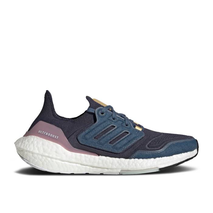 アディダス Adidas 【 Wmns Ultraboost 22 \u0027Denim\u0027 Women Shadow Navy/Wonder Steel/Magic Mauve 】 レディース シャドー・シャドウ 紺色 米国海軍 Steel スチール写真 神通力