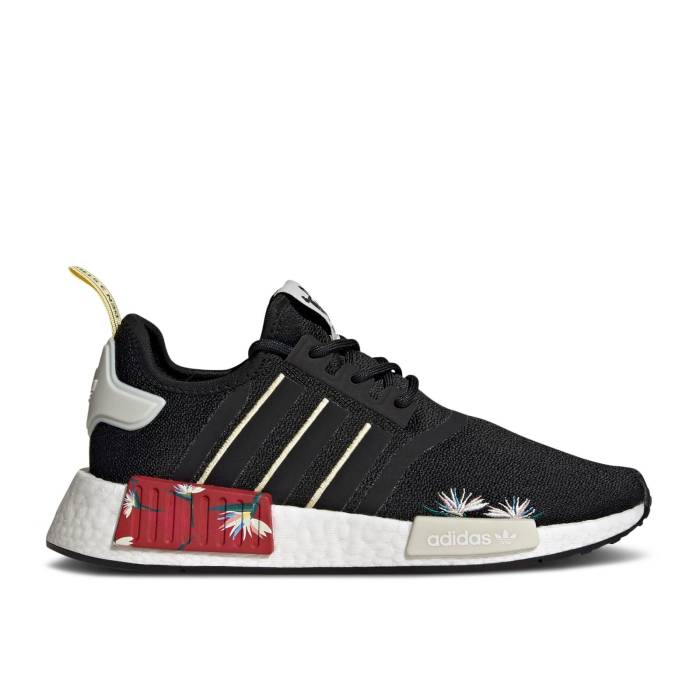 アディダス Adidas 【 Thebe Magugu X Wmns Nmd_R1 'Birds Of Paradise' Women Core Black/Almost Yellow/Power Red 】 レディース コア 黒色 ブラック yellow 黄色・イエロー Power パワー Red 赤・レッド