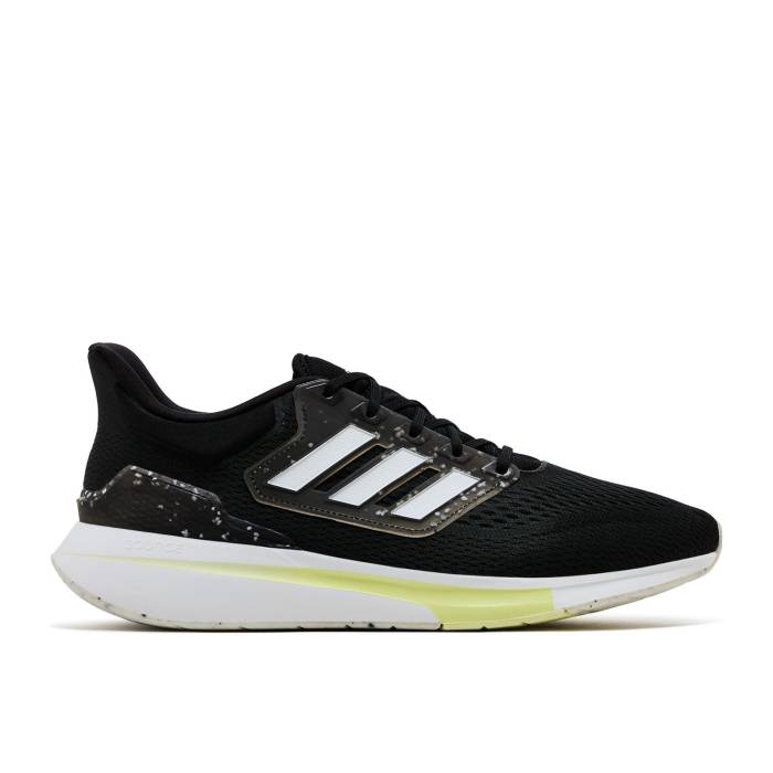 アディダス Adidas 【 Eq21 Run 'Black Almost Lime' Men Core Black/Cloud White/Almost Lime 】 ラン メンズ コア 黒色 ブラック 白色 ホワイト ライム｜スニケス