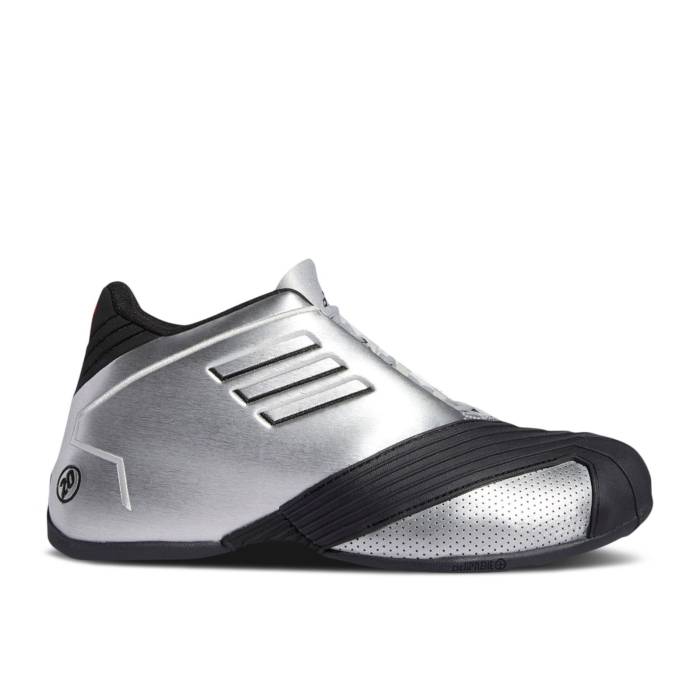 アディダス Adidas 【 T-Mac 1 Retro 'All Star' 2022 Men Silver Metallic/Core Black/Vivid Red 】 レトロ メンズ Silver 銀色・シルバー コア 黒色 ブラック Red 赤・レッド