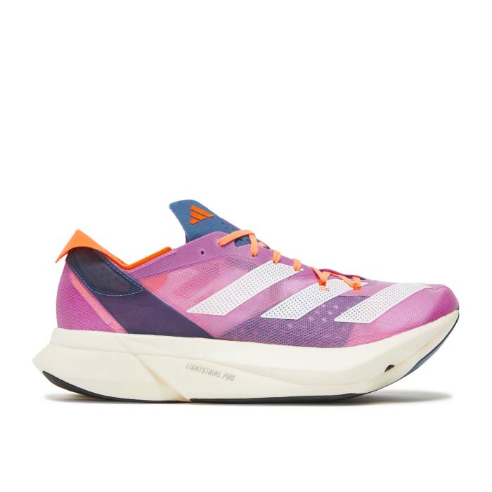アディダス Adidas 【 Adizero Adios Pro 3 'Pulse Lilac' Men Pulse Lilac/Cloud White/Solar Orange 】 アディゼロ アディオス プロ メンズ 白色 ホワイト orange 橙・オレンジ|スニケス