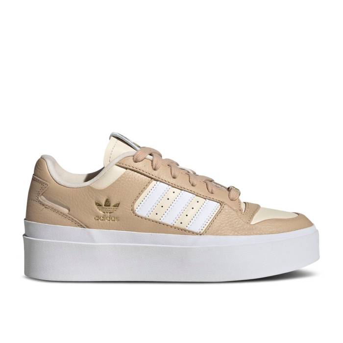 アディダス Adidas 【 Wmns Forum Bonega \u0027Magic Beige\u0027 Women Magic Beige/Cloud White/Wonder White 】 討論会 レディース 神通力 ベージュ 白いこと 白いこと