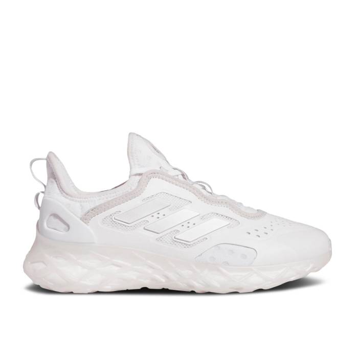 アディダス Adidas 【 Wmns Web Boost White Silver Metallic Women Cloud White/Silver Metallic/Grey One 】 ブースト Silver 銀色・シルバー レディース 白色 ホワイト Silver 銀色・シルバー 灰色 グレー