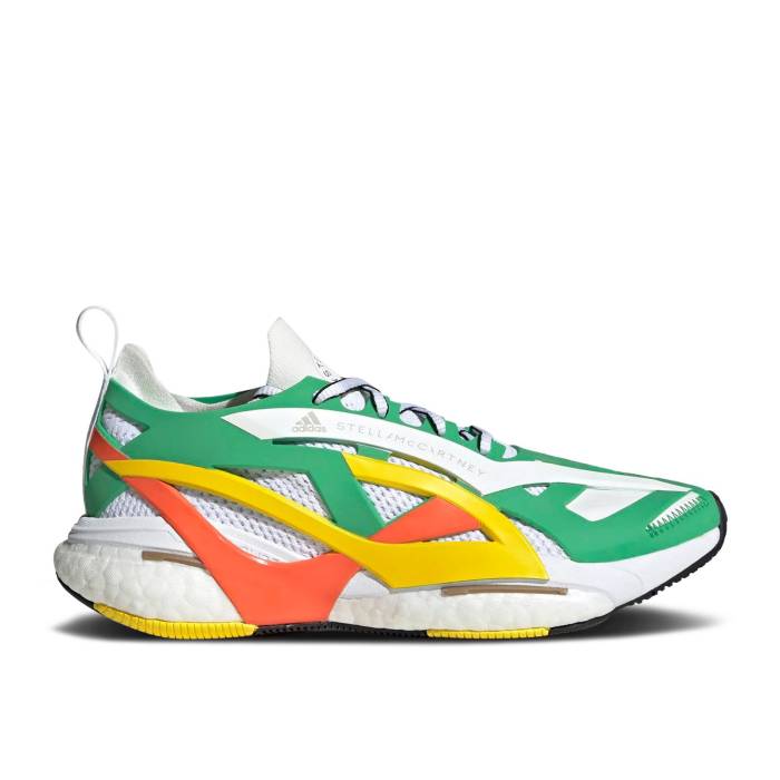 アディダス Adidas 【 Stella Mccartney X Wmns Solarglide 'Green Impact Orange' Women Green/Cloud White/Semi Impact Orange 】 インパクト レディース green 緑・グリーン 白色 ホワイト インパクト orange 橙・オレンジ|スニケス
