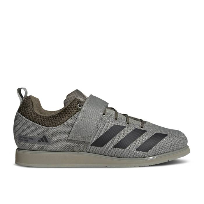 アディダス Adidas 【 Wmns Powerlift 5 \u0027Silver Pebble Olive Strata\u0027 Women Silver Pebble/Core Black/Olive Strata 】 力強さ相応う olive オリーブ レディース Silver しろがね色・しろがね色 中核グループ 黒いこと 黒いこと olive オリーブ