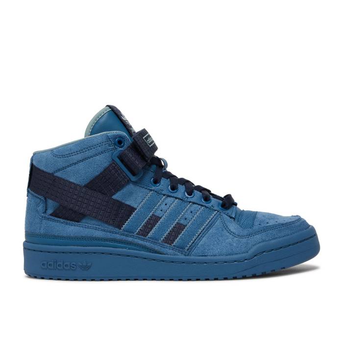 アディダス Adidas 【 Parley X Forum Mid \u0027Altered Blue\u0027 Men Altered Blue/Altered Blue/Shadow Navy 】 討論会 ミッド メンズ 青み 青色 シャドー・シャドウ 紺色 米国海軍