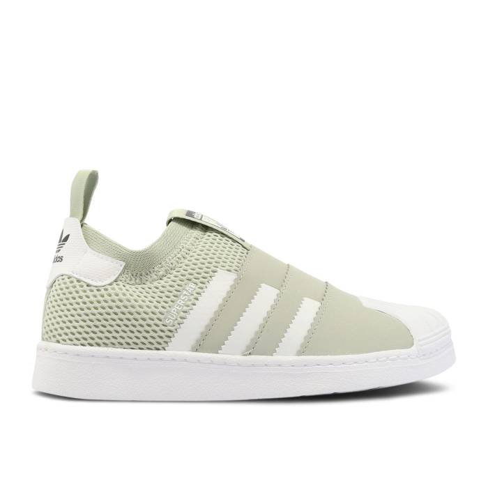 アディダス Adidas 【 Superstar 360 2.0 J 'Halo Green' Youth Halo Green/Cloud White/Core Black 】 Superstar スーパースター ジュニア キッズ green 緑・グリーン 白色 ホワイト コア 黒色 ブラック｜スニケス