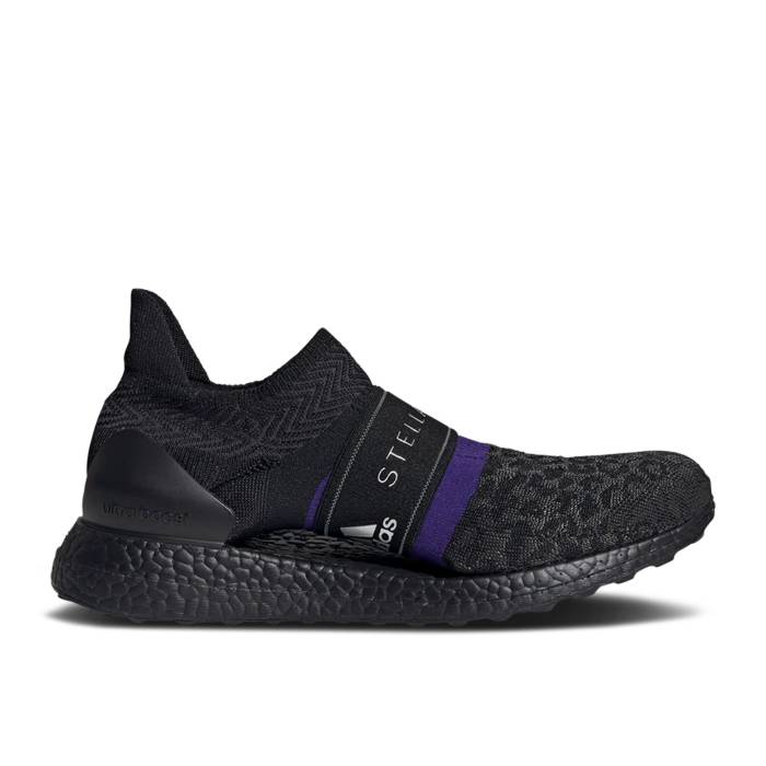 アディダス Adidas 【 Stella Mccartney X Wmns Ultraboost X 3D Knit \u0027Black Collegiate Purple\u0027 Women Core Black/Collegiate Purple/Peach Nougat 】 編み物 レディース 中核グループ 黒いこと 黒いこと Purple 紫・パープル