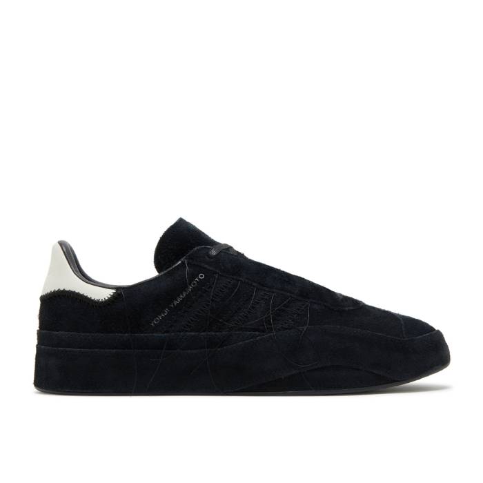 アディダス Adidas 【 Y-3 Gazelle \u0027Black Sashiko\u0027 Men Black/Black/Off White 】 ガゼル メンズ 黒いこと 黒いこと 白いこと 白いこと