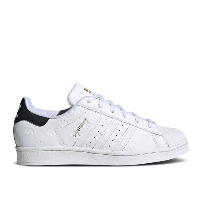 アディダス Adidas 【 Wmns Superstar 'Allover Debossed Trefoils - White Black' Women Cloud White/Cloud White/Core Black 】 Superstar スーパースター 白色 ホワイト レディース 白色 ホワイト コア 黒色 ブラック